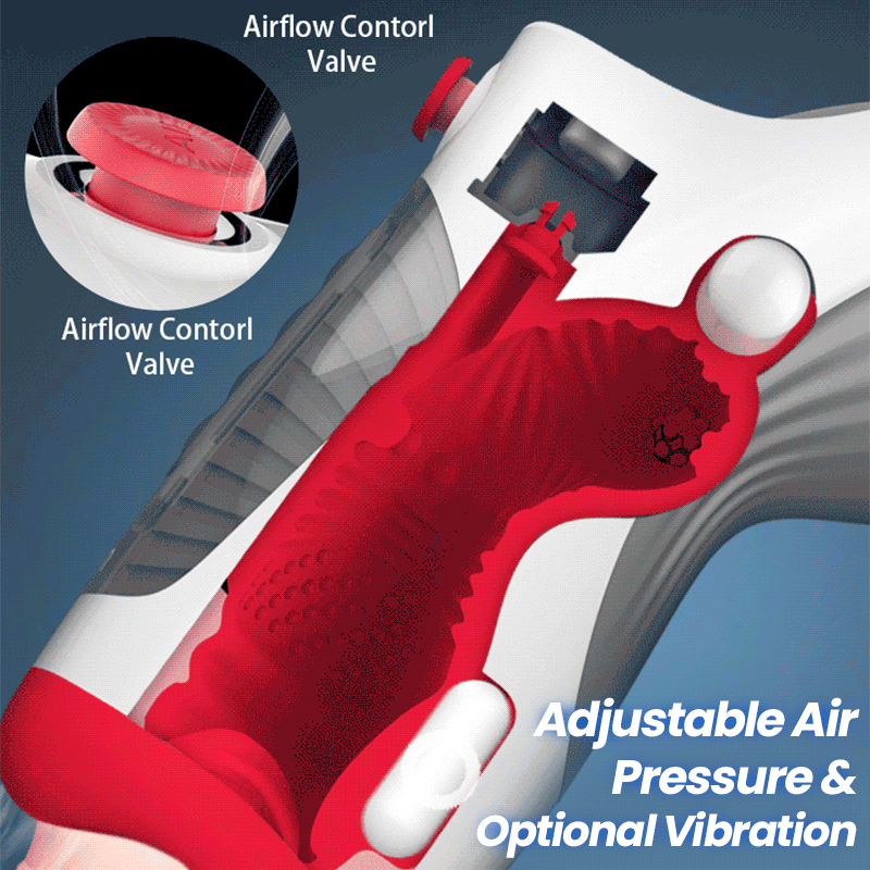 Acmejoy - Leten 10 Vibrations Deep Throat Air Control Vacuum Sucking Blowjob Masturbator Male Stroker