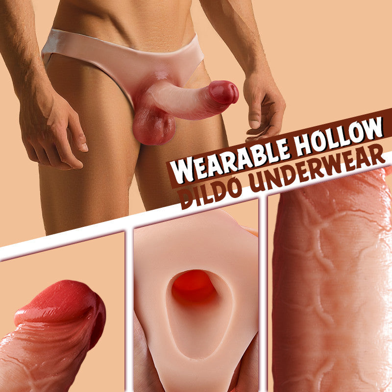 Nolan - Strap-on Dildo Silicone Wearable Hollow Dildos Panties With 7.48''  Realistic Penis