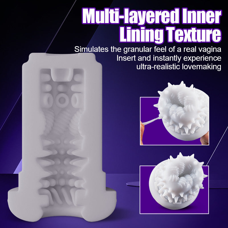 【7 Tage! Kostenlose Lieferung】Lightspeed - 4 in 1 Masturbator Cup  7 Thrutings & 7 Rotatings  Suction Cup Mount  Magnetic Inner Liner