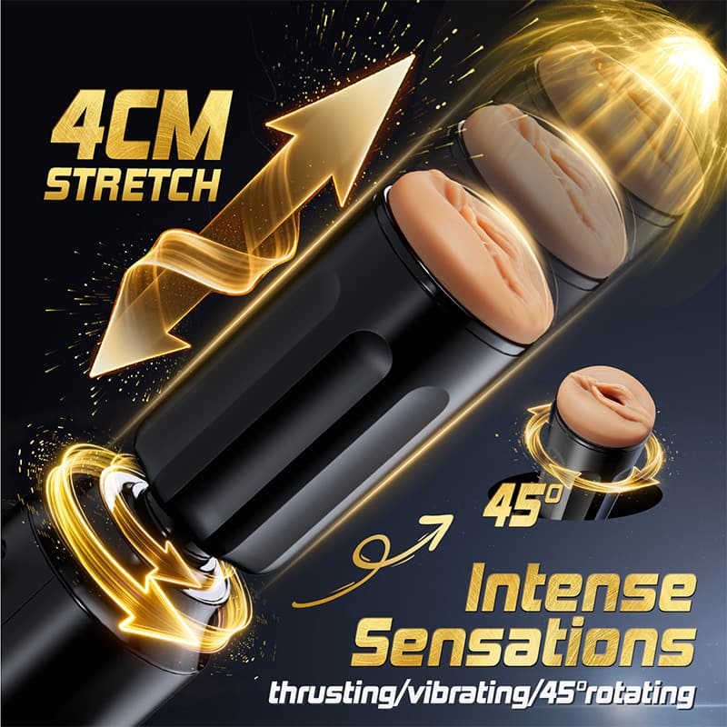 ThrustMax Hands-Free Use Fully Automatic Masturbation Cup (with stand)