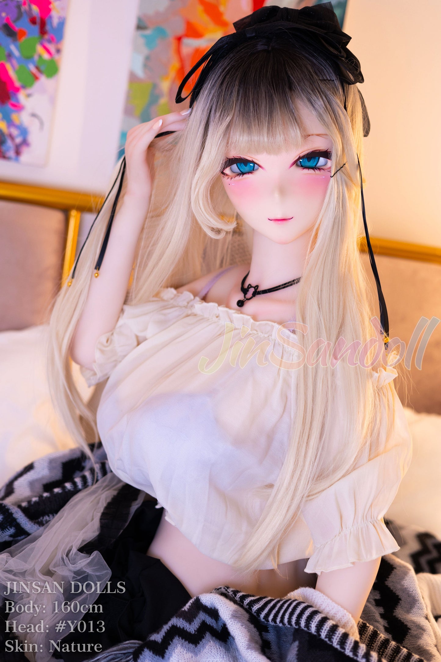 160cm/5ft3 I-Cup Anime Cute TPE Sex Doll with #Y013 Head