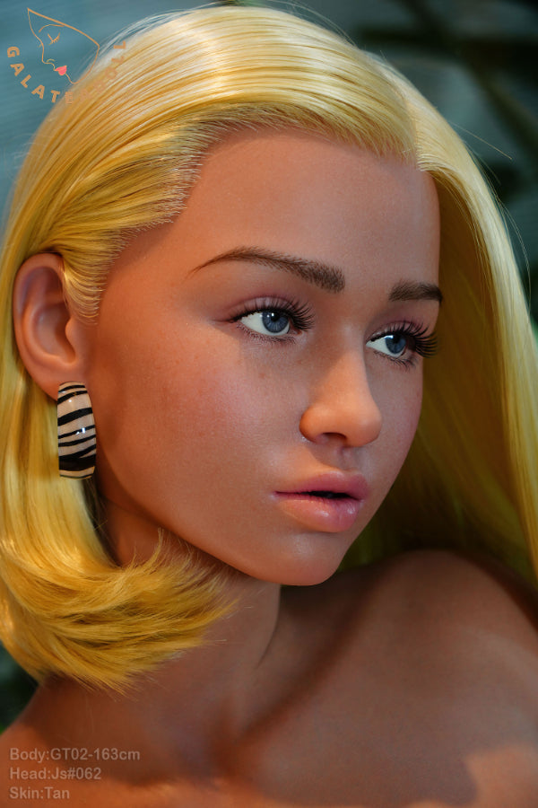 163cm/5ft4 E-cup Real Skin Texture Silicone Sex Doll – JS062 Tan