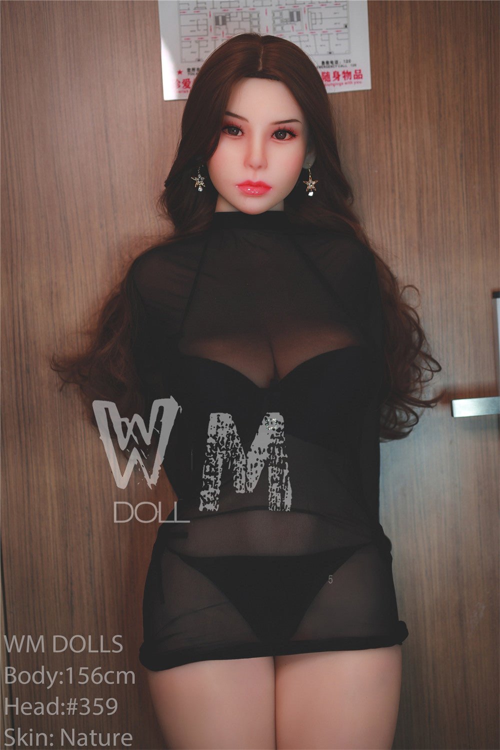 156cm/5ft1 H-Cup High Quality Big Booty TPE Sex Doll with #359 Head