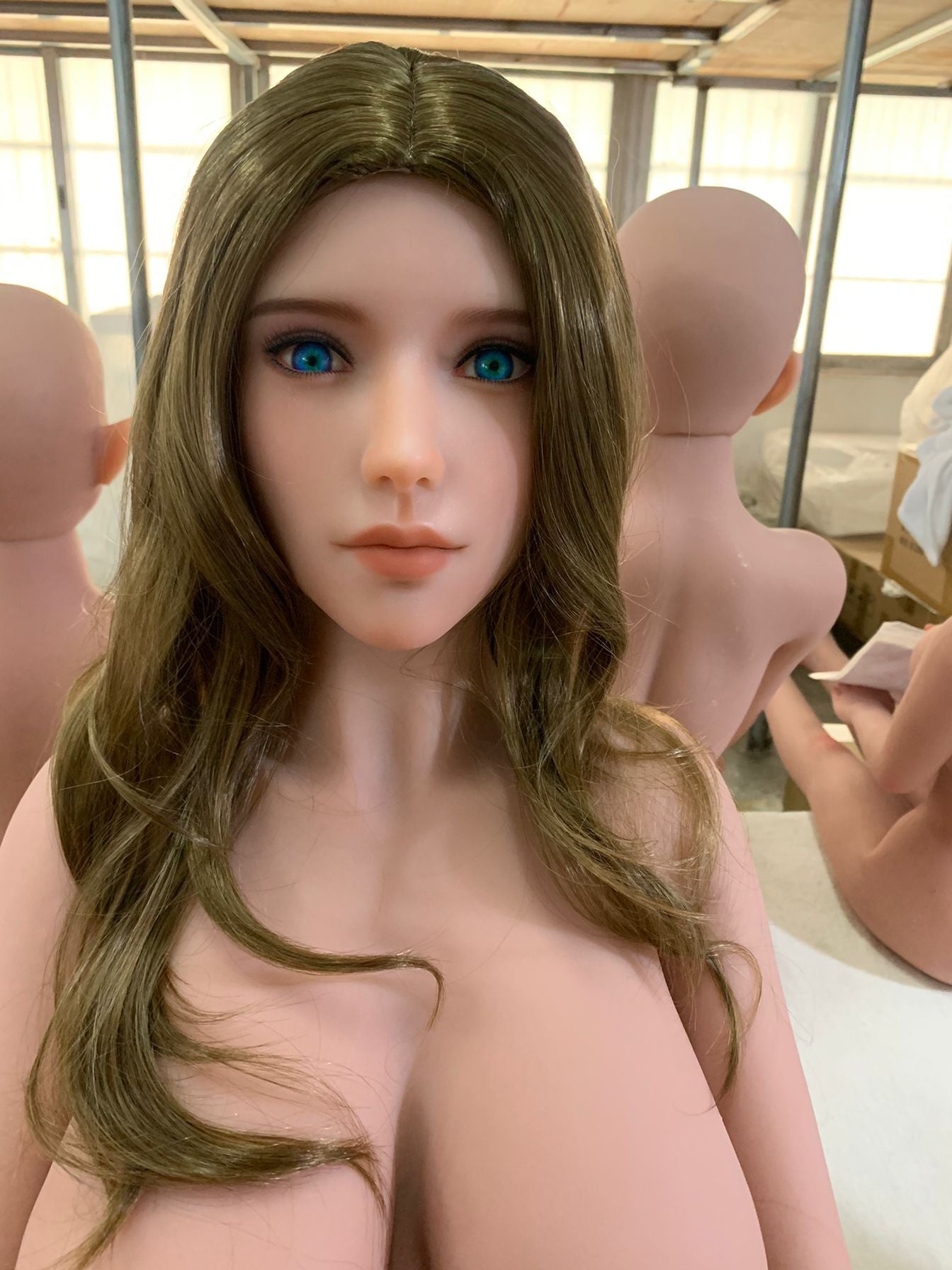 US In Stock - 157cm/5ft2 H-cup Beautiful Realistic STPE Sex Doll -  Head #083F