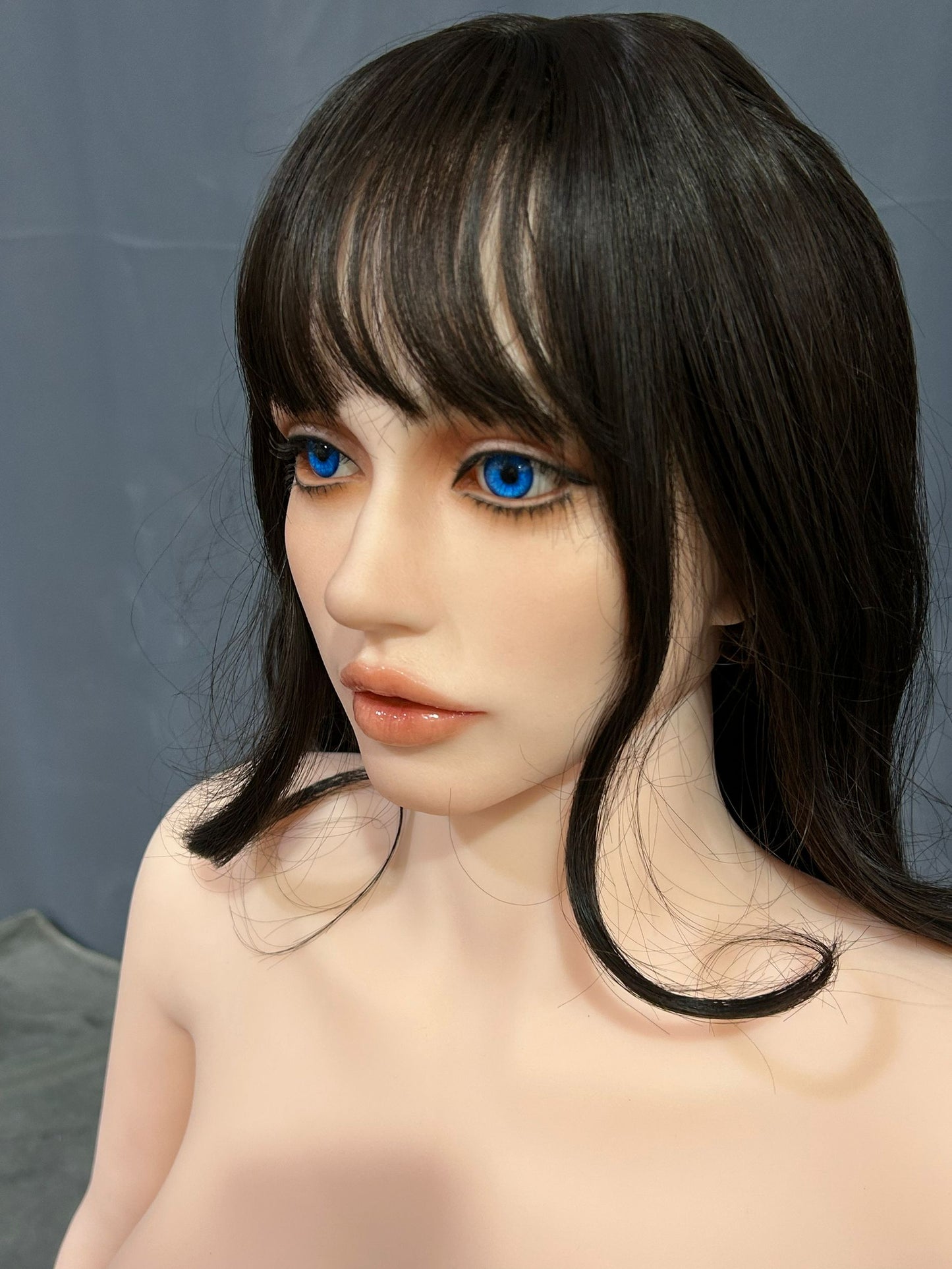 EU In Stock - 159cm/5ft3 E-Cup Silicone Head Sex Doll SG3 - Ada Natural