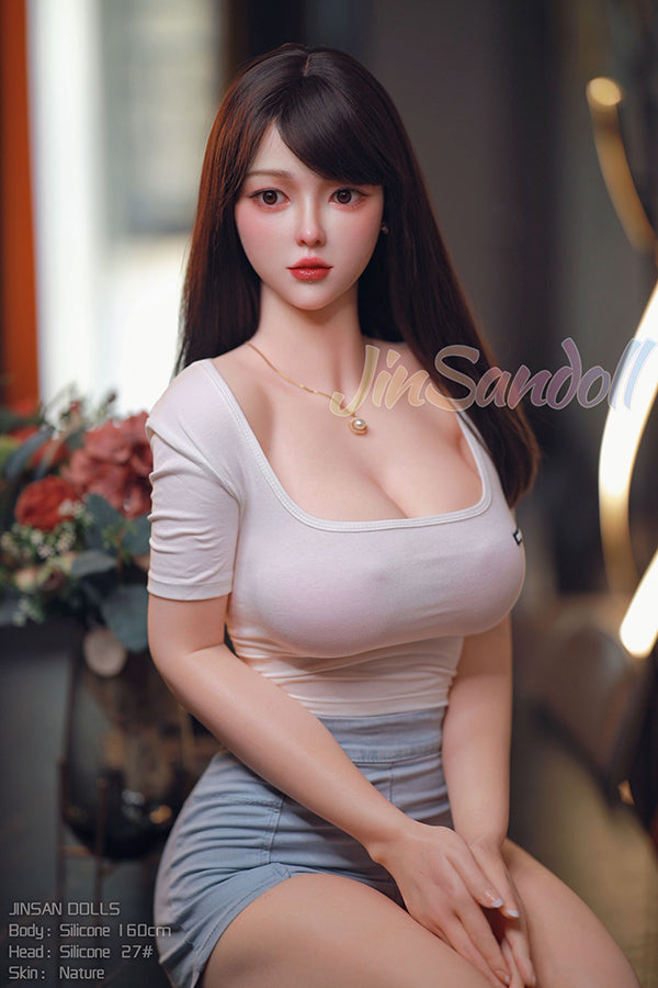 160cm/5ft3 D-cup Korean Silicone Sex Doll – #27