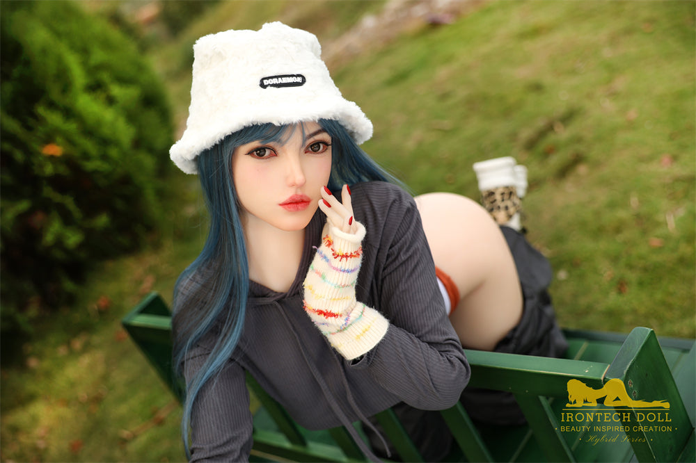 159cm/5ft3 F-Cup Big Boobs TPE Sex Doll with S41 Silicone Head