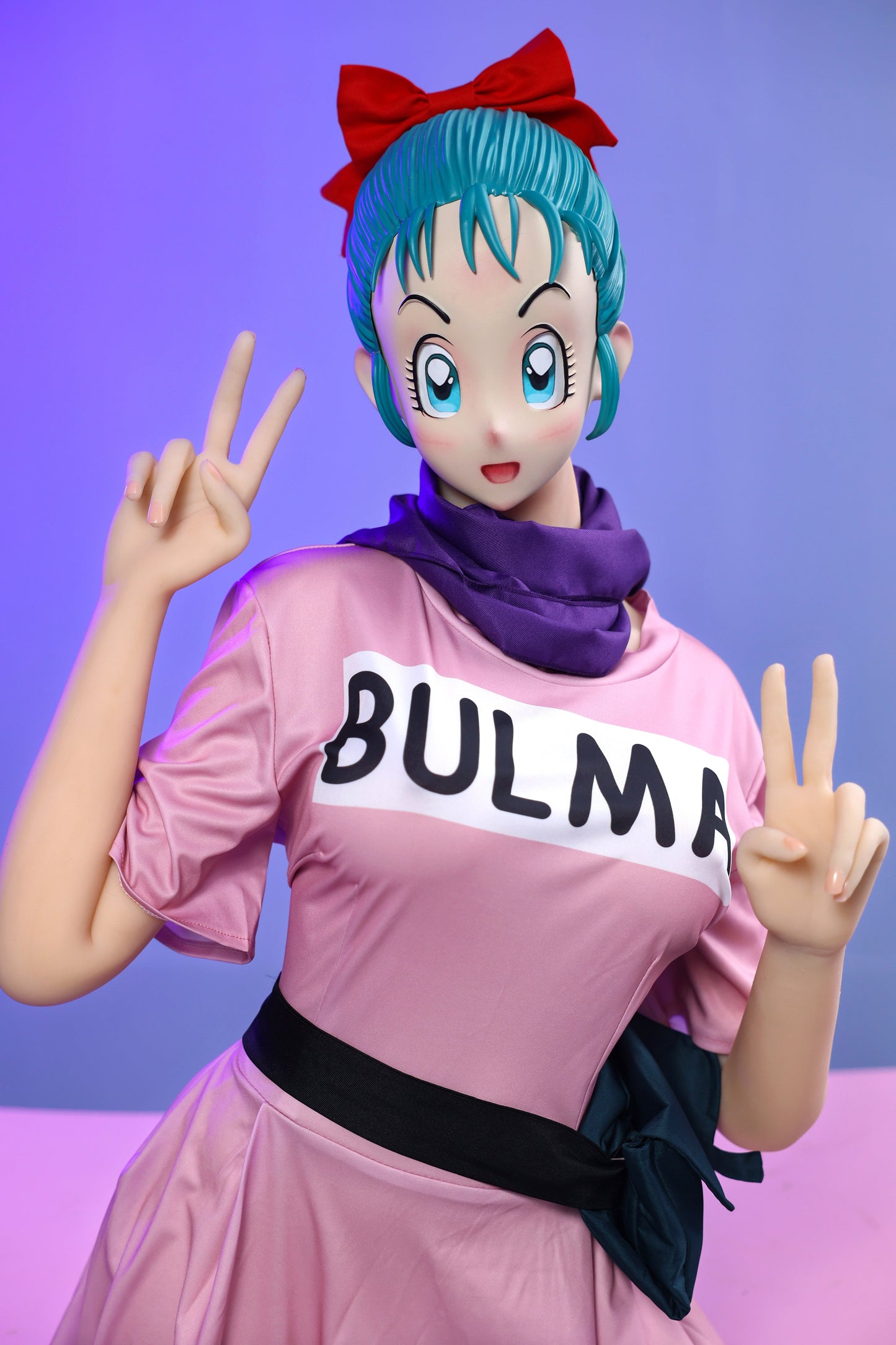 158cm/5ft2 D-cup Anime Dragon Ball Character Bulma TPE Sex Doll