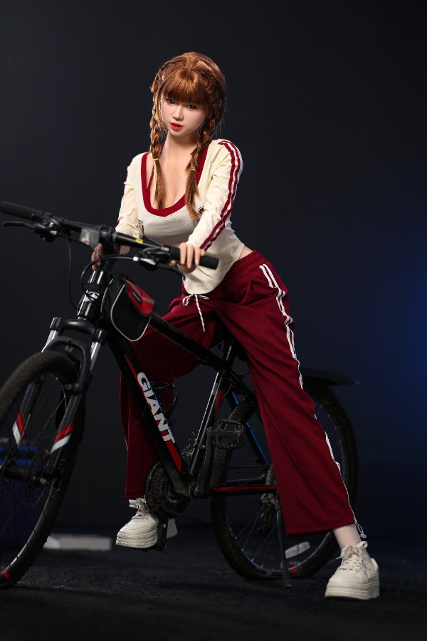 168cm/5ft6 F-cup Big Breast Silicone Head Sex Doll - #888