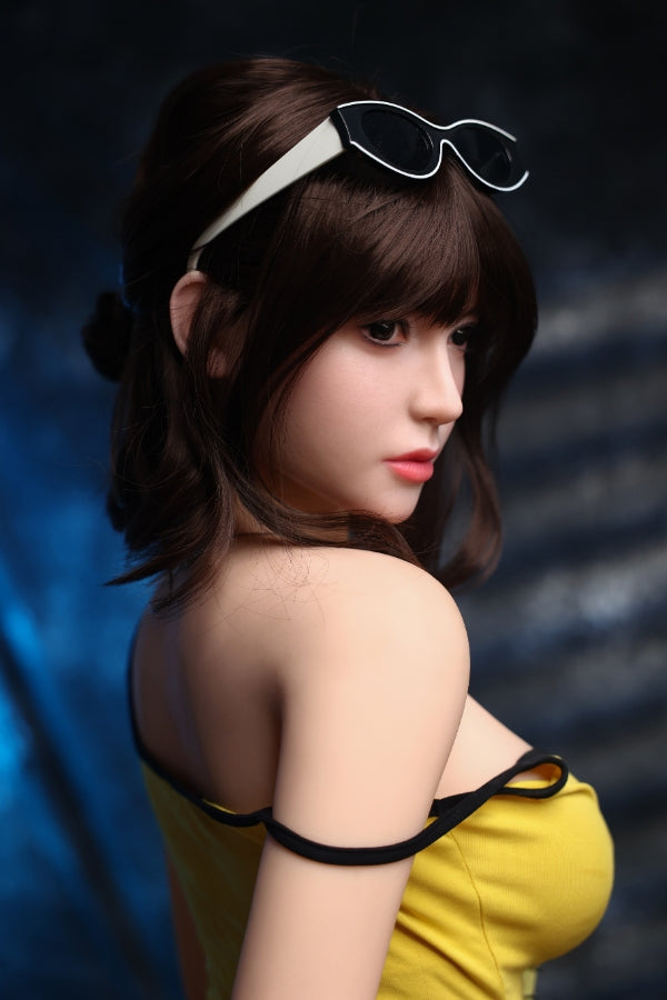 168cm/5ft6 F-cup Big Breast Silicone Head Sex Doll - #996