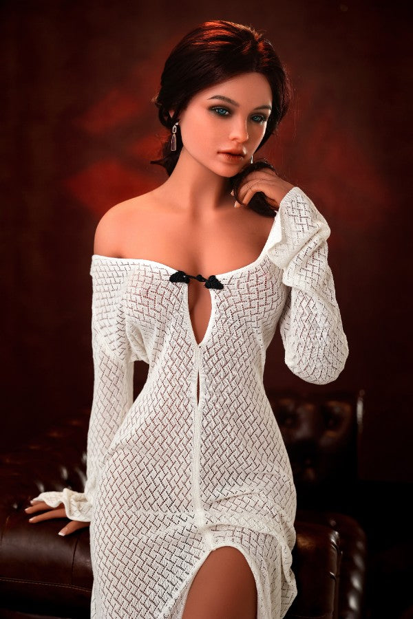 166cm/5ft5 G-cup Redhead Silicone head Sex Doll - #537