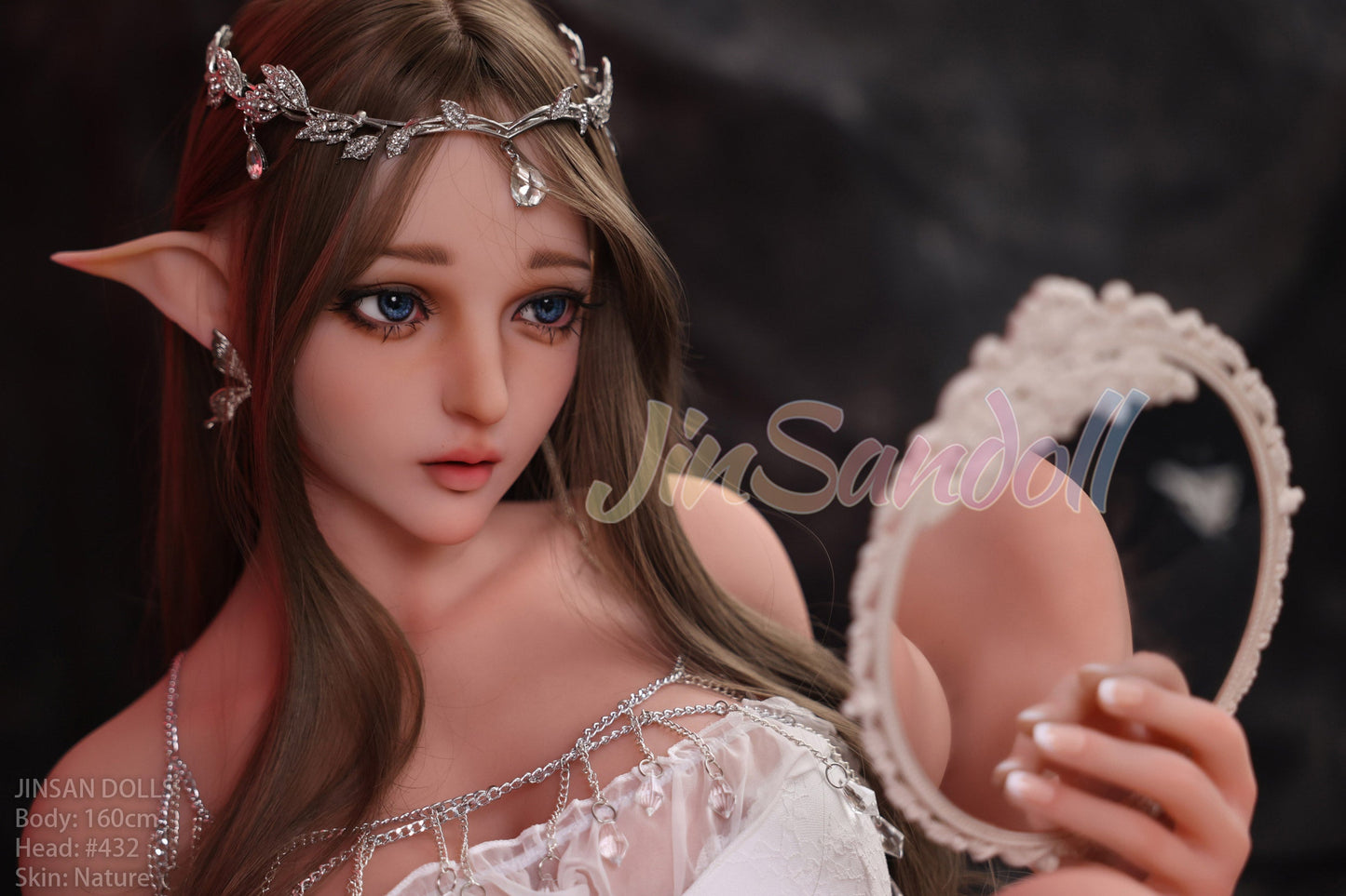 160cm/5ft3 B-cup TPE Beautiful Small Boobs Sex Doll with #432 Head