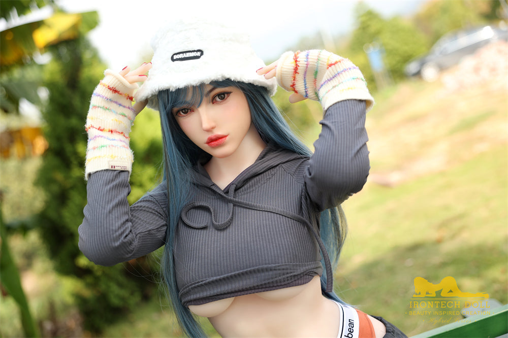 159cm/5ft3 F-Cup Big Boobs TPE Sex Doll with S41 Silicone Head