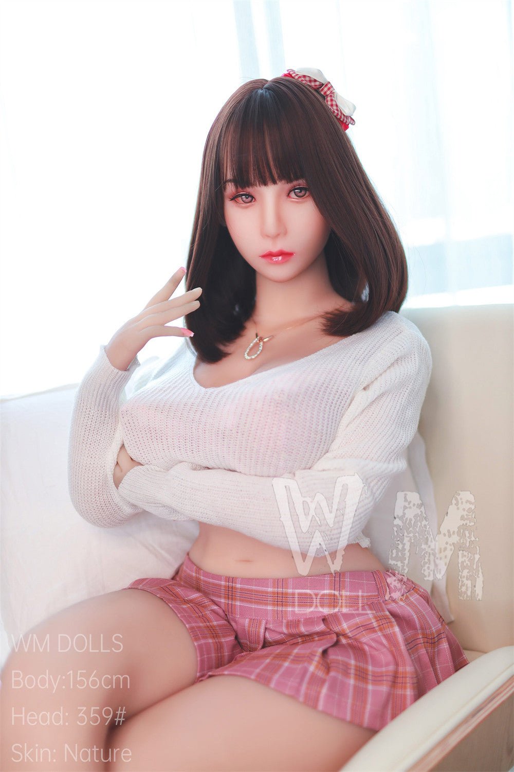 156cm/5ft1 H-Cup Thick TPE Japanese Sex Doll with #359 Head