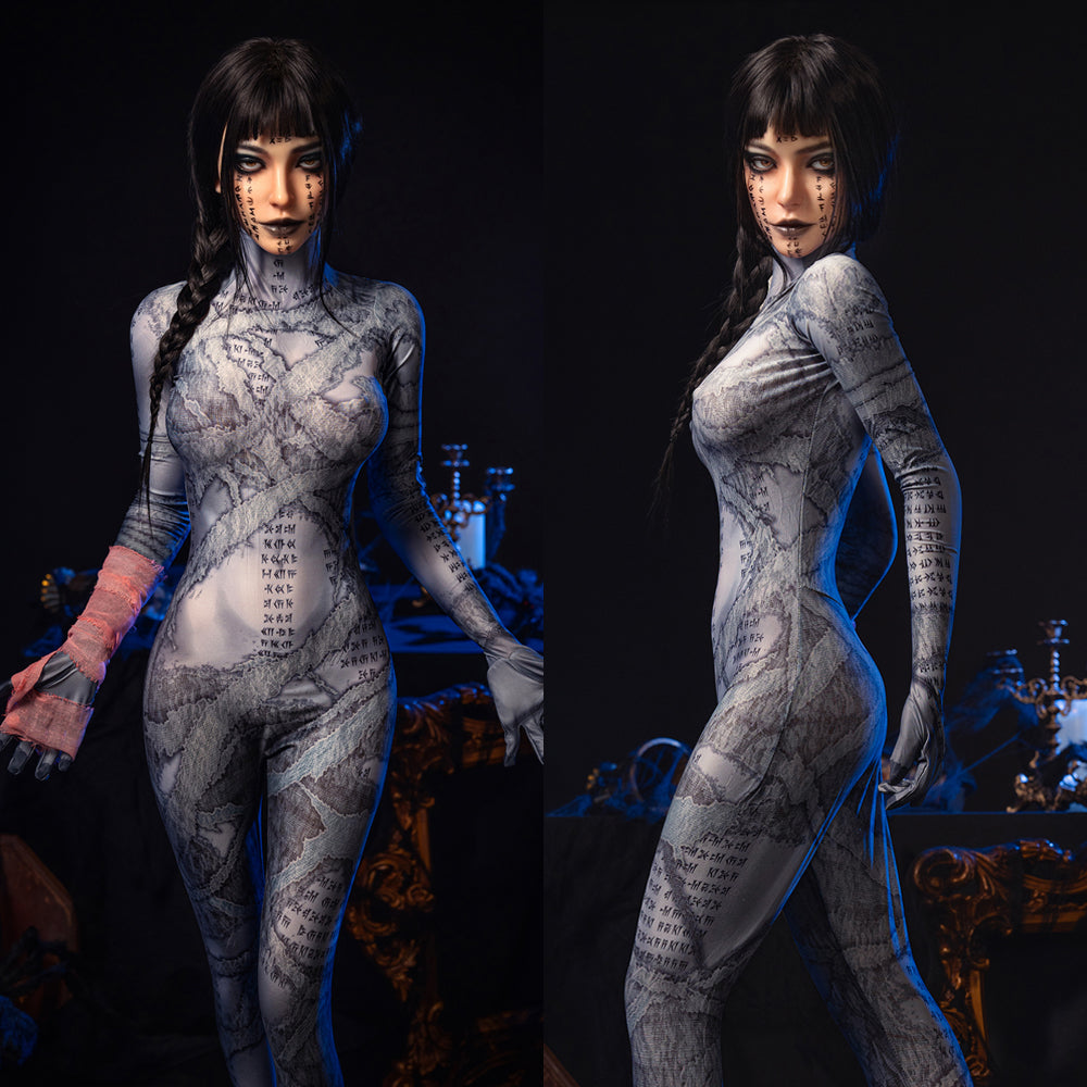 166cm/5ft5 C-cup Medium Breast Silicone Head Sex Doll  M7-1