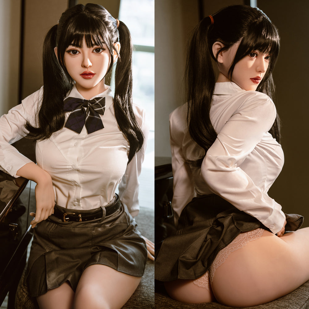 160cm/5ft3 C-cup Cute Silicone Head Sex Doll – #290