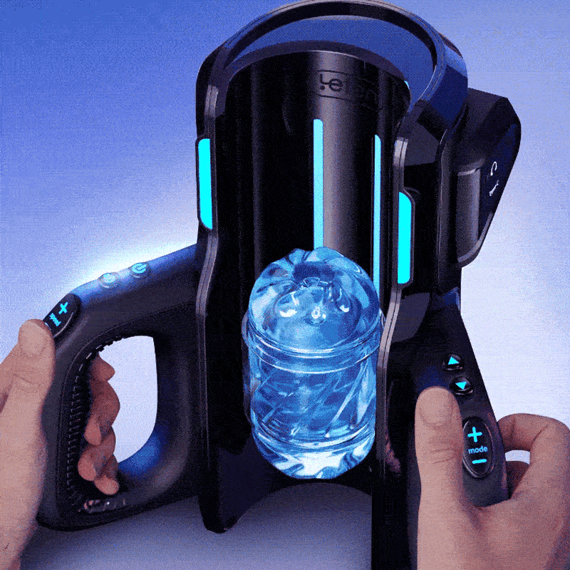 Masturbateur LETEN avec 10 supports de haut débit et support de téléphone 