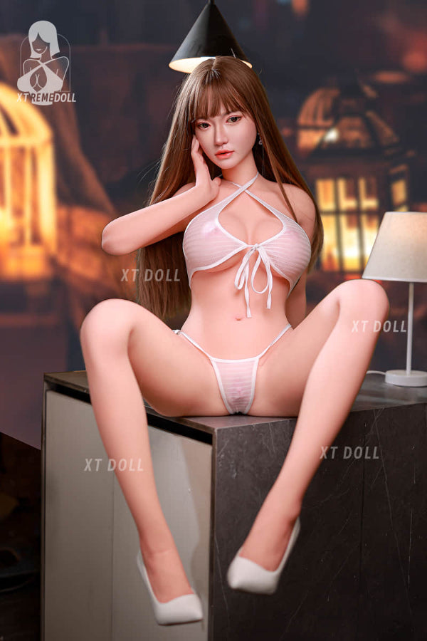 158cm/5ft2 F-cup Japanese Silicone Head Sex Doll - Eva