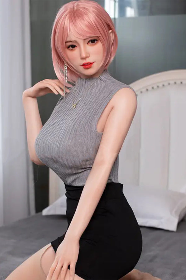 160cm/5ft3 D-cup Silicone Head Sex Doll - A55 Nan