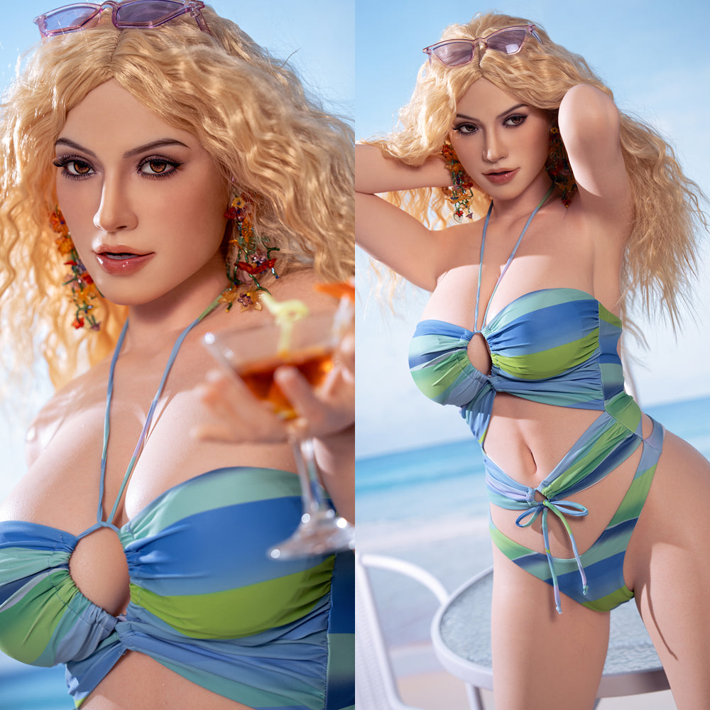 US In Stock - 168cm/5ft6 E-Cup Full Silicone Sex Doll – #M17