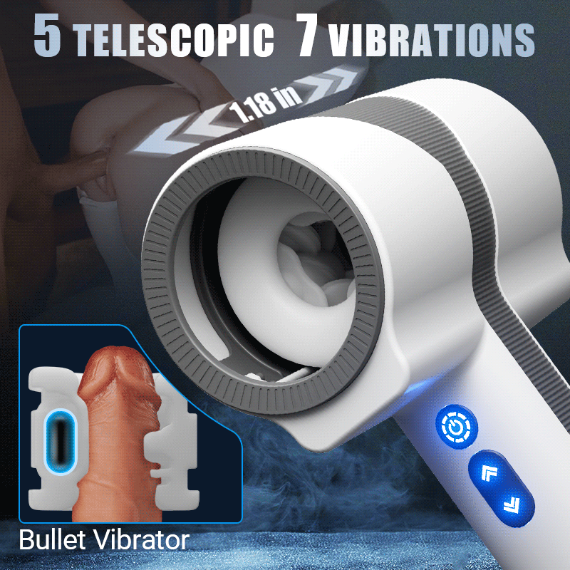Telescopic Rotation Masturbation Cup - BKC Telescopic Rotation Masturbation Cup - BKC