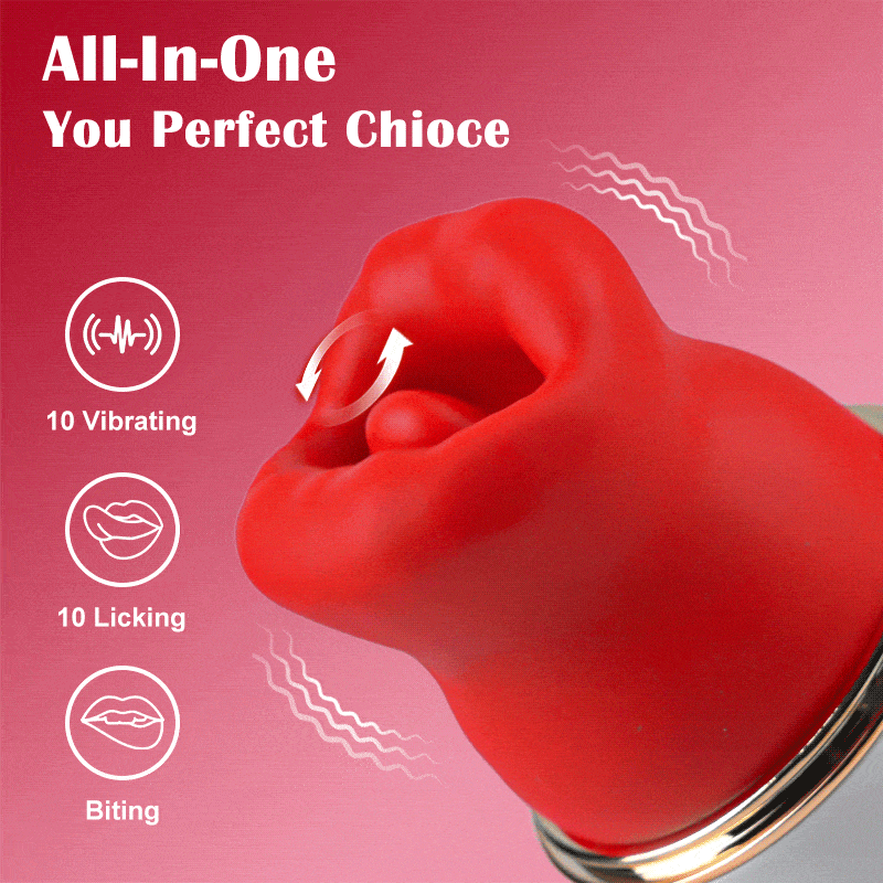 Cherry - Zungenleckvibrator zur Stimulation der Klitoris und Brustwarzen