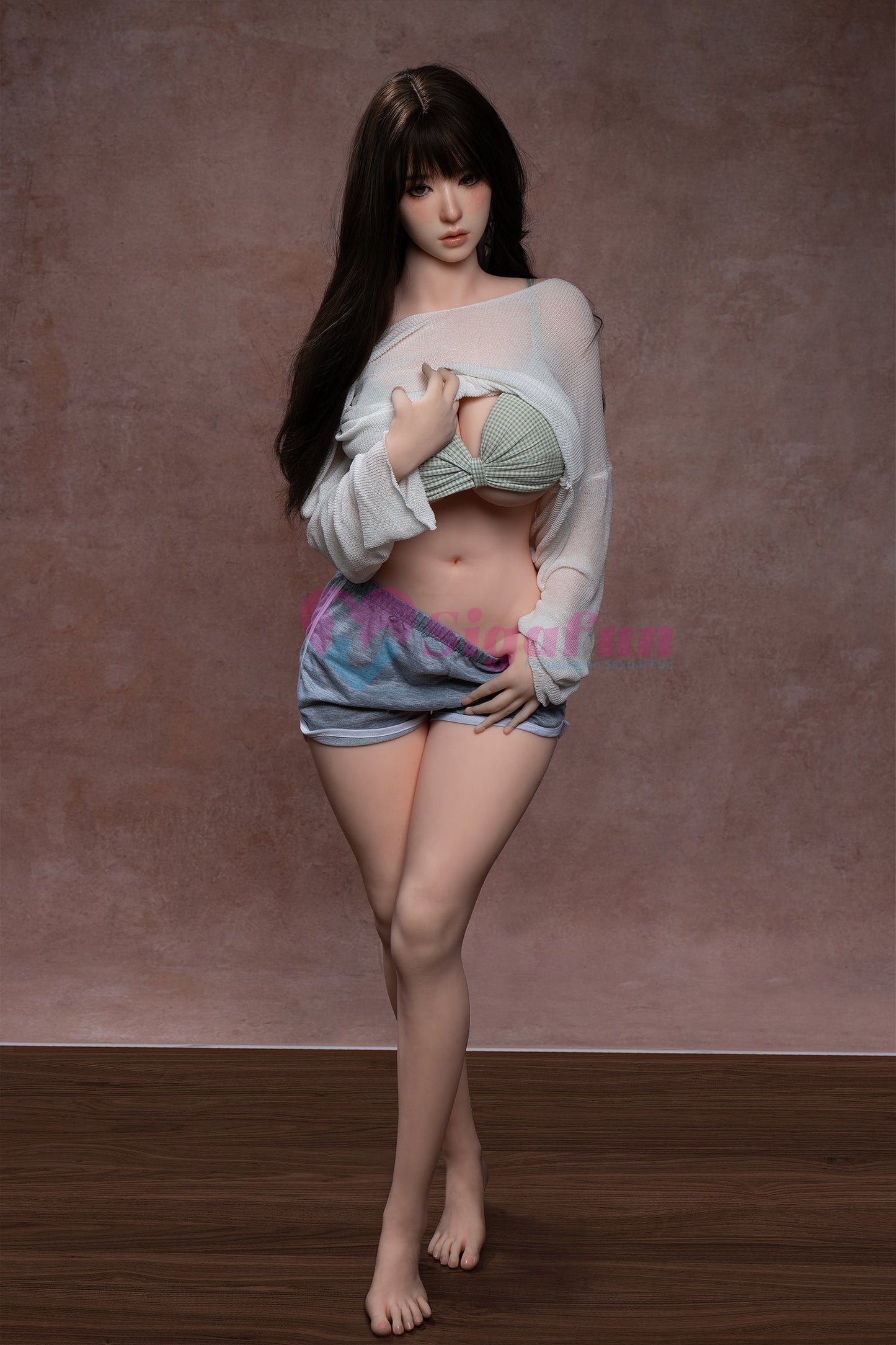 US In Stock - 159cm/5ft3 E-Cup Silicone Head Sex Doll - SG5 Natural