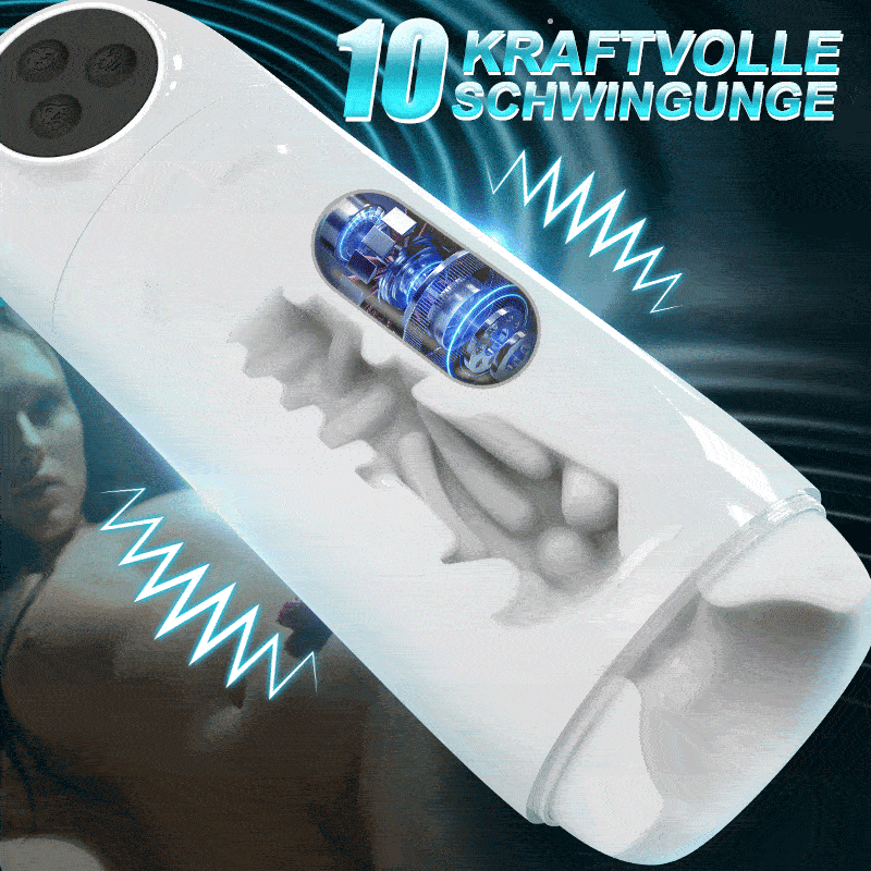 Skyline-10 Saugen 10 Vibrieren Männlicher Masturbator