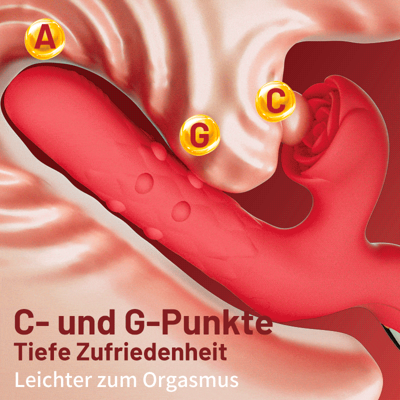 Acmejoy - 7 Vibrator G -Spot stimuliert mit rosa Klitoris, die drückt