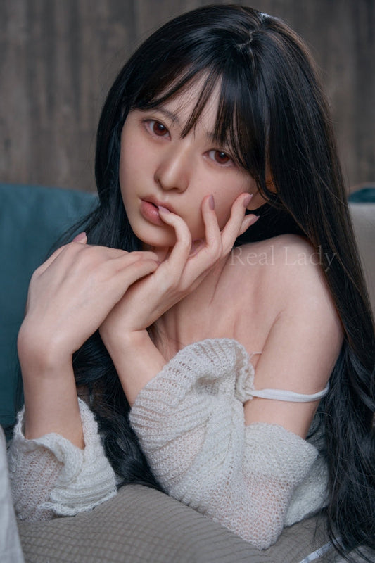 150cm/4ft11 F-Cup Big Breast Japanese Silicone  Sex Doll - R7