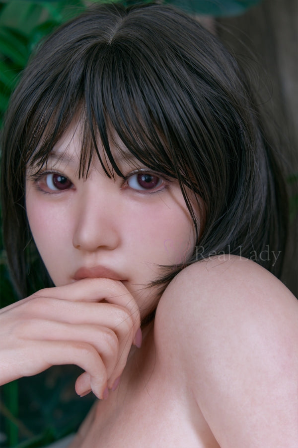150cm/4ft11 F-Cup Big Breast Short Hair Japanese Silicone  Sex Doll - R6