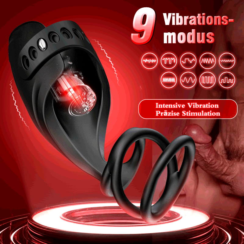 3-in-1 Glans Trainer Masturbation Cup mit Penisring