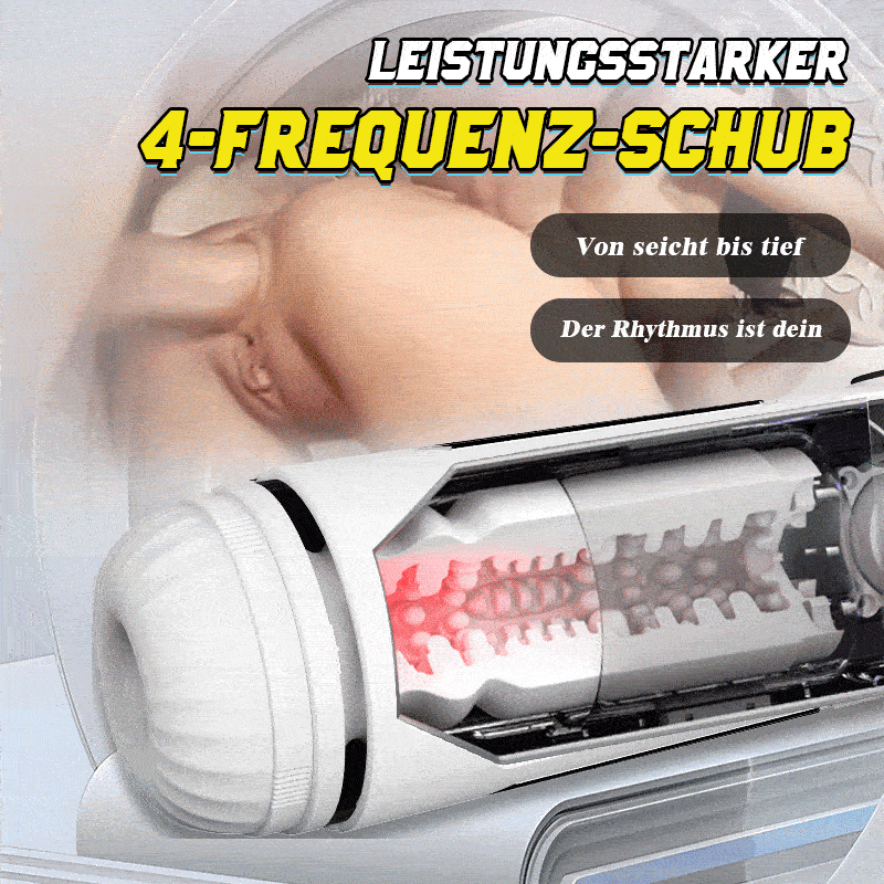 Masturbationstasse für Männer mit 4 Dehnungsmodi und Heizfunktion mit verstellbarer Staubschutzhülle 