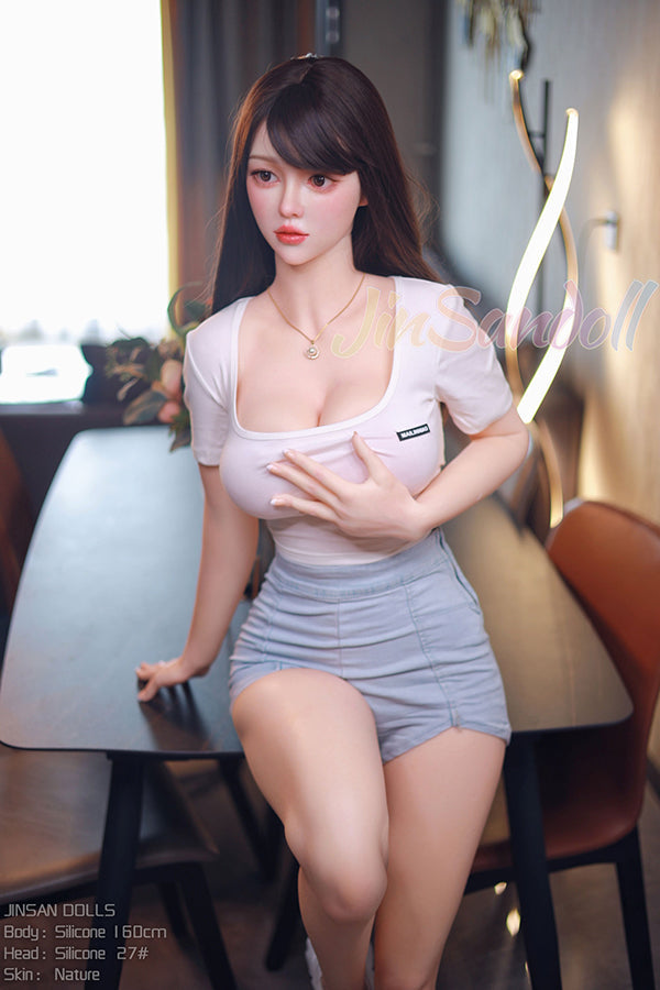 160cm/5ft3 D-cup Korean Silicone Sex Doll – #27