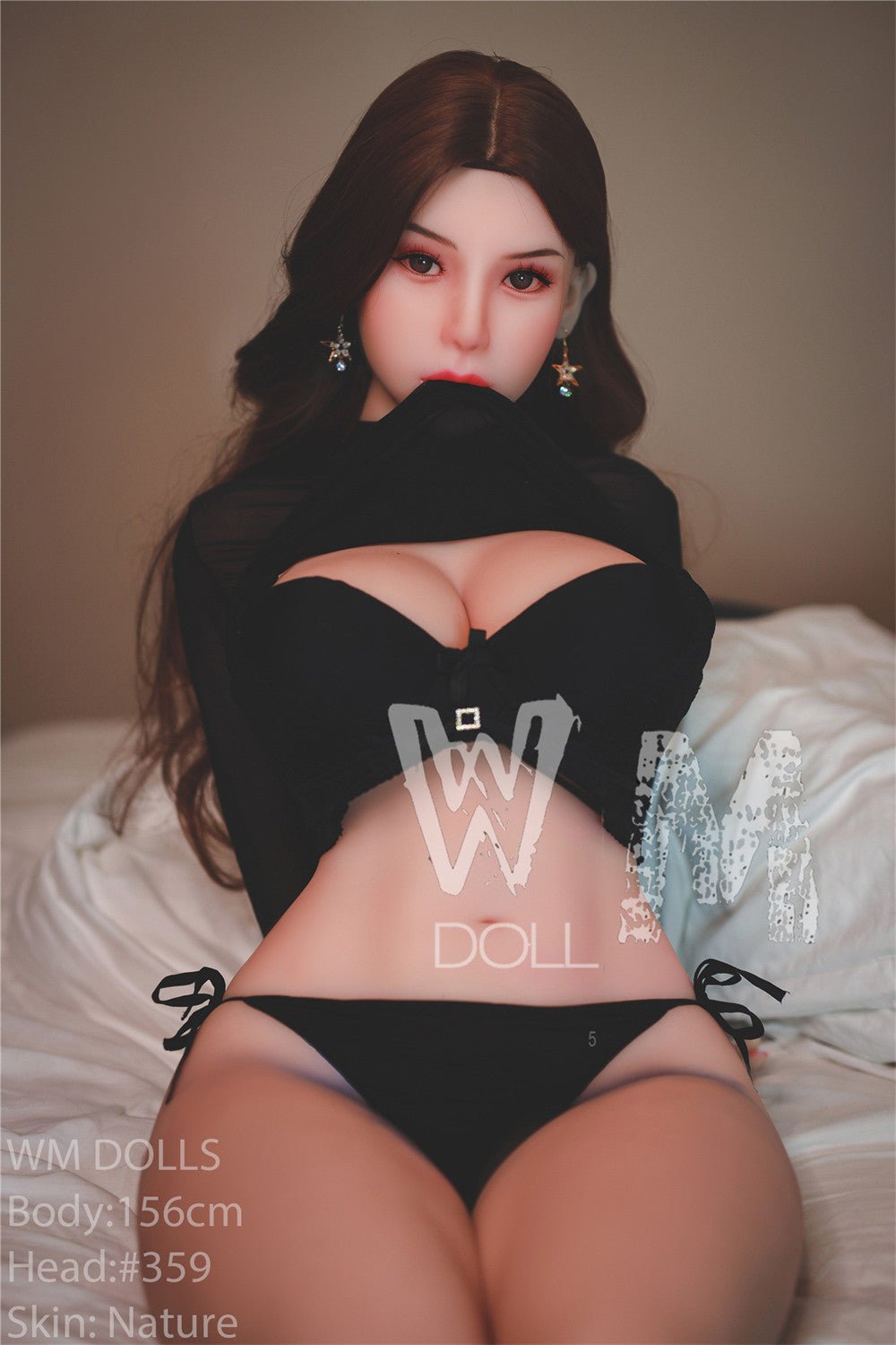 156cm/5ft1 H-Cup High Quality Big Booty TPE Sex Doll with #359 Head