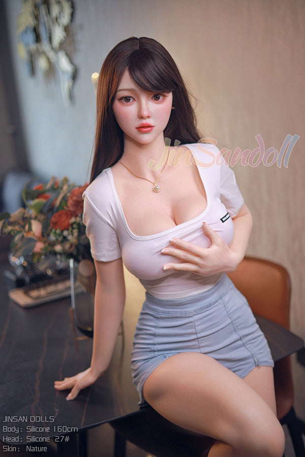 160cm/5ft3 D-cup Korean Silicone Sex Doll – #27