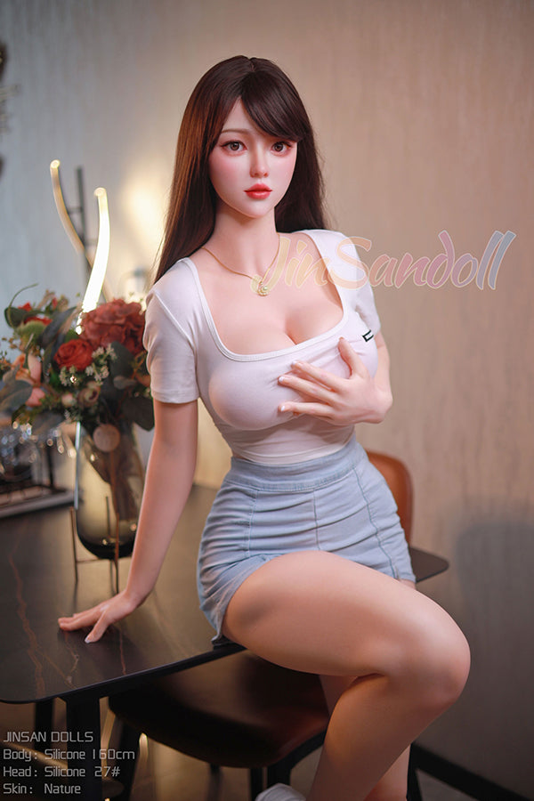 160cm/5ft3 D-cup Korean Silicone Sex Doll – #27