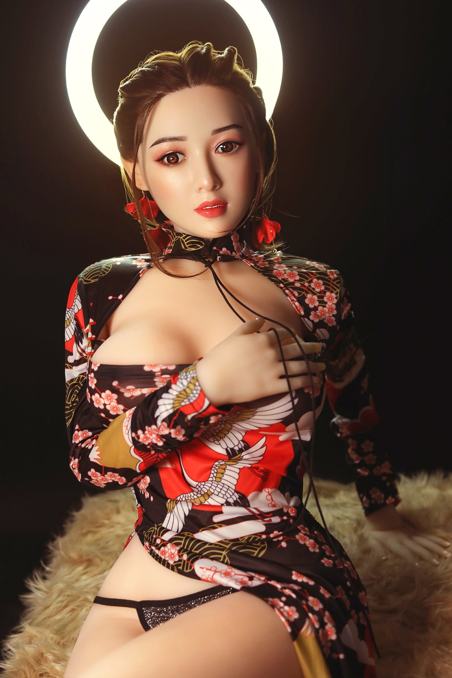 158cm ( 5.18ft ) Small Boobs Asian Girl Sex Doll D3051520 Misaki HB8