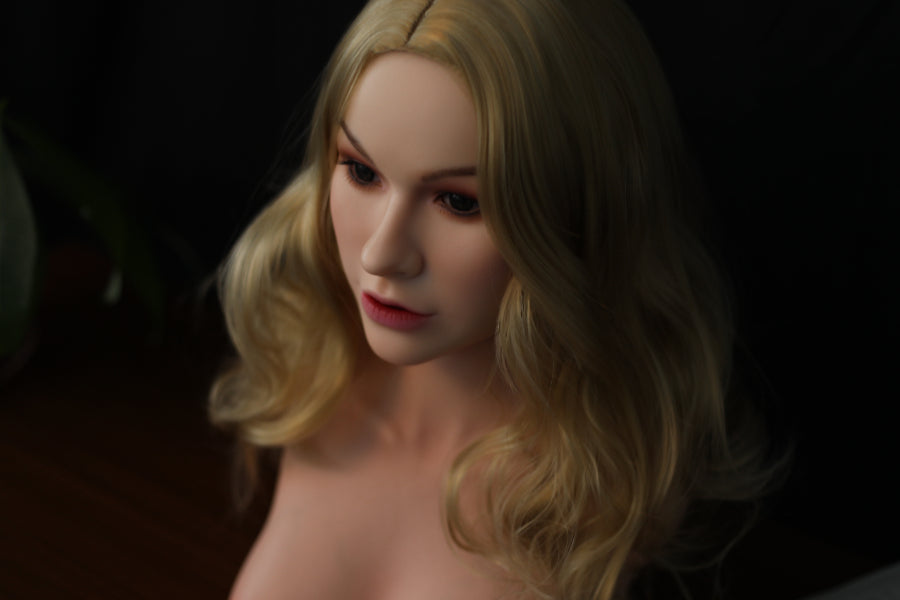 Full Silicone Half Body Breast Sex Doll Torso with #781 Head
