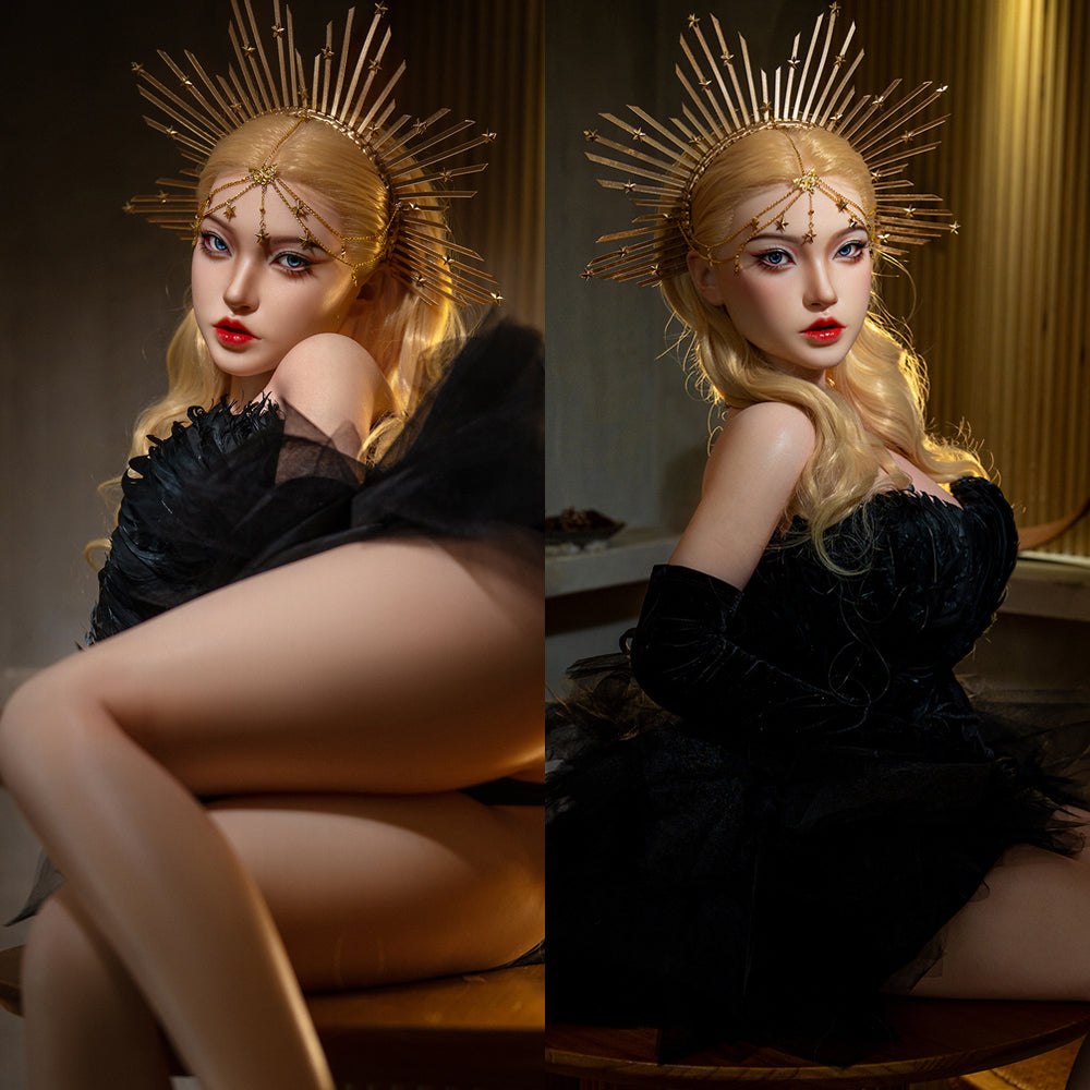 164cm/5ft5 I-cup Blonde Silicone Sex Doll – #M29