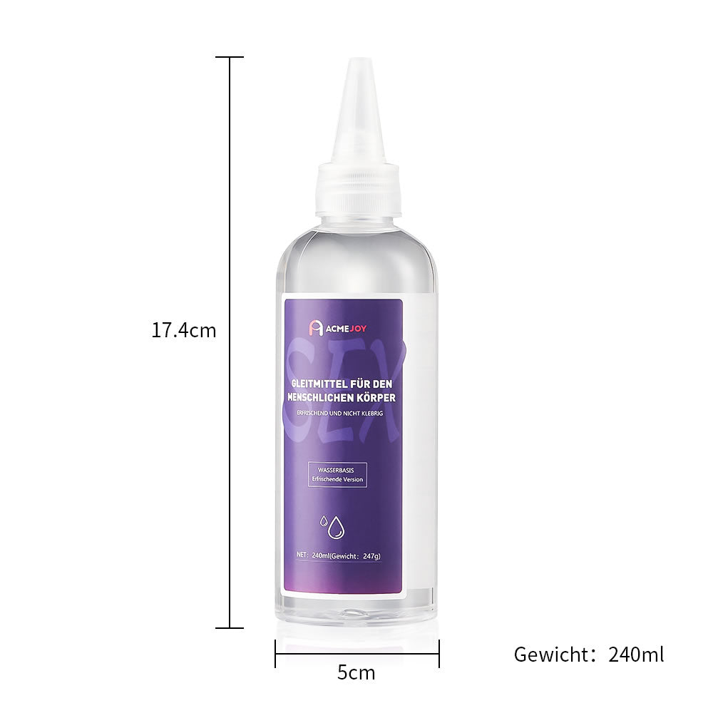 Acmejoy Gleitmittel auf Wasserbasis 240ML
