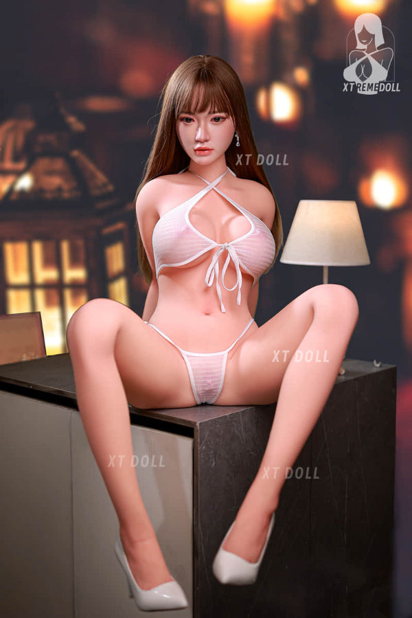 158cm/5ft2 F-cup Japanese Silicone Head Sex Doll - Eva