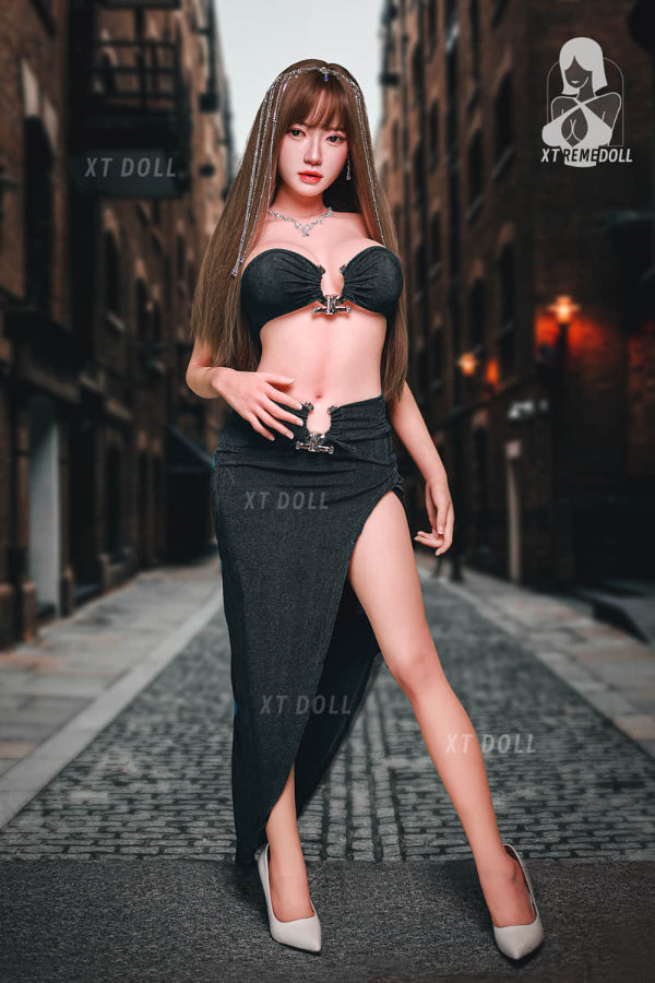 158cm/5ft2 F-cup Japanese Silicone Head Sex Doll - Eva