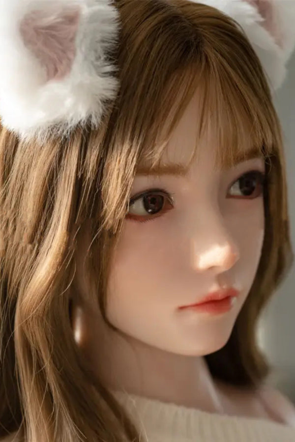 160cm/5ft3 D-cup Japanese Silicone Head Sex Doll - A39 Sora