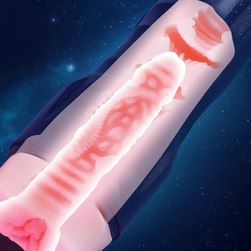 Acmejoy - 【Silicone Channel】 Midnight Blue 10 Vibration Male Stroker Masturbator