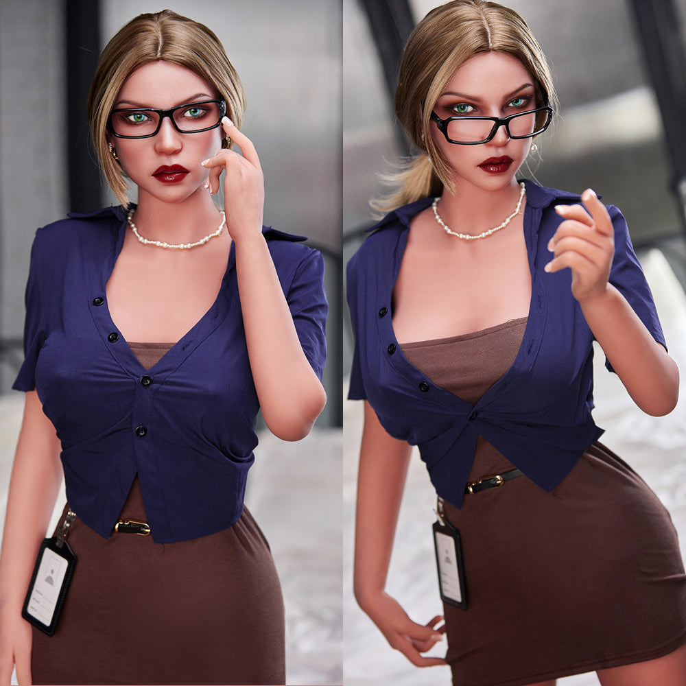 158cm/5ft2 G-cup Big Breast Silicone Head Sex Doll – M4