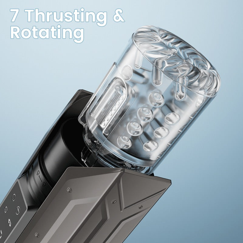 King - 100% Waterproof 4 IN 1 Automatic Masturbation Cup for Men