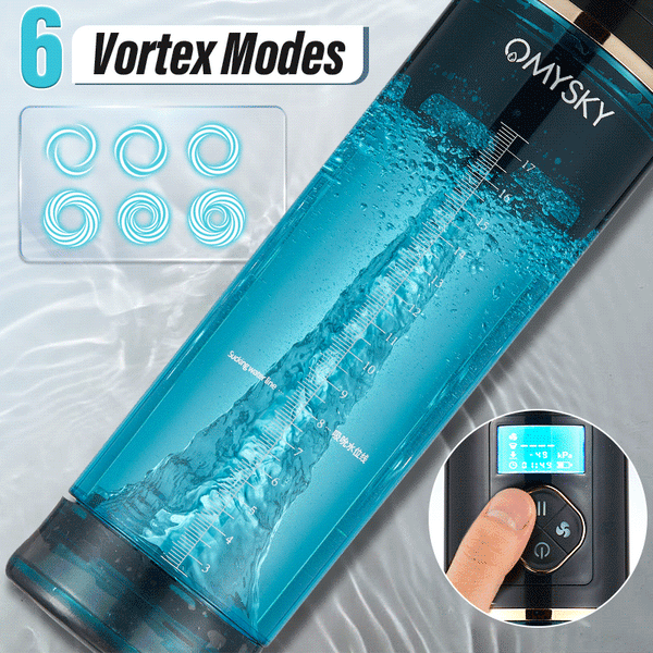 Acmejoy - Markham Hydrotherapie-Wasservortex 6 Votex-Modus-Penispumpe 