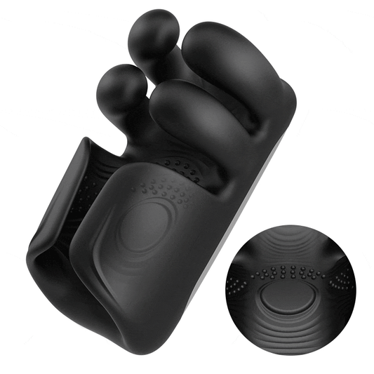 Automatischer 10-Finger-Kneif- und Klopfmechanismus für Massagetherapie-Penisvibrator 