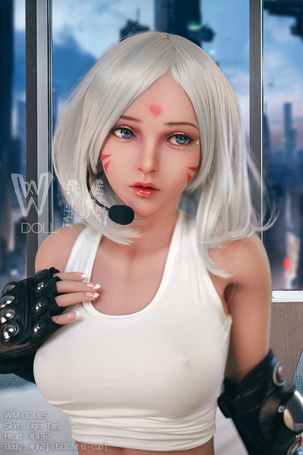 160cm/5ft3 B-cup 2B Real Life Sex TPE Doll with #432 Head